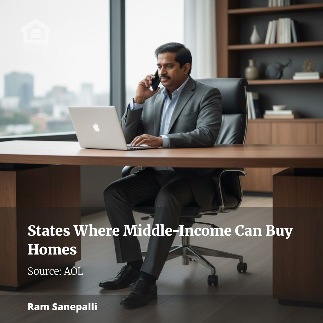 States Where Middle-Income Earners Can Still Afford To Buy a Home